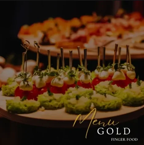 Apresentação do menu Gold · Finger Food da Star Fashion, imagem enviada pela empresa